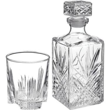 Imagem de Bormioli Rocco Selecta Garrafa/Copos Uísque 1L/285Ml Vidro Transp 7Pç 