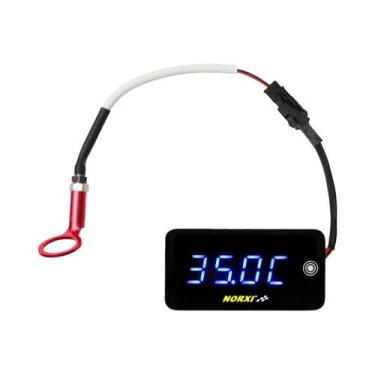 Imagem de Display Digital LED Yamaha NMAX 3 Em 1: Temperatura Do Cabeçote, Volta