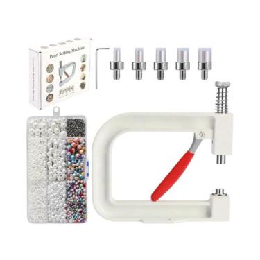 Imagem de Máquina De Pressão Manual Para Aplicação De Pérolas DIY, Cabeçotes De 