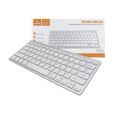 Imagem de Teclado Wireless Lehmox Ley-174 Branco