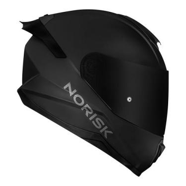 Imagem de Capacete Norisk Razor Monocolor Solid Edition Preto Fosco Com Viseira 