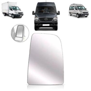 Imagem de Refil lente espelho superior retrovisor sprinter 2012 a 2019 lado dire
