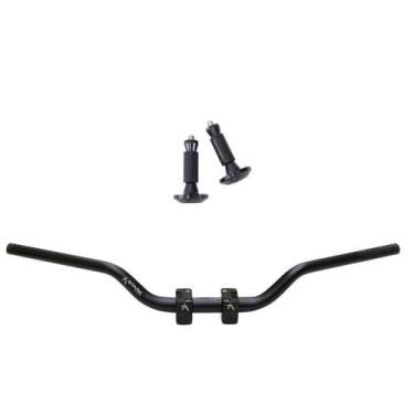 Imagem de Kit Esportivo Guidão 28 Naked Com Adaptador E Peso - Stark Race, Preto