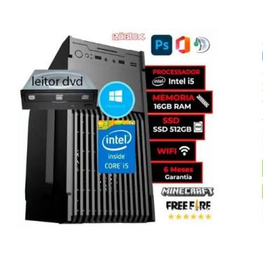 Imagem de Cpu Pc Intel Core I5 3470 + Placa H61 + 16 Gb + Ssd 512gb - Windows 10
