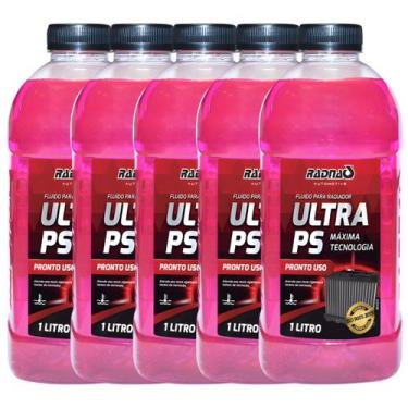 Imagem de 5L Fluido Pronto Uso Radiador Aditivo Motor Gasolina Diesel Etanol GNV