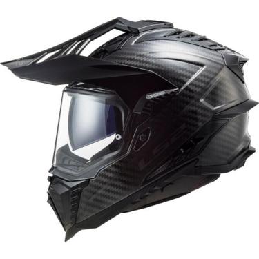 Imagem de Capacete Ls2 Mx701 Explorer Carbon Solid, M(57/58)
