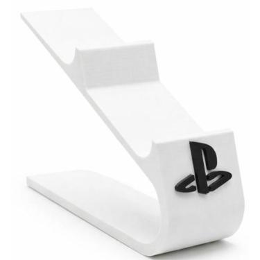 Imagem de Suporte de Mesa para Controle PS5 Gamer Premium - Genérica, Branco