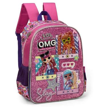 Imagem de Mochila Infantil Escolar De Costas Lol Omg Grande Luxcel-Unissex