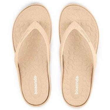 Imagem de Chinelo Feminino Casual Palmilha Ortopédica Boaonda Leve-Feminino