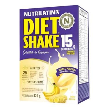 Imagem de Diet Shake Nutrilatina 420g Sabor Banana Sabor:Banana, Banana