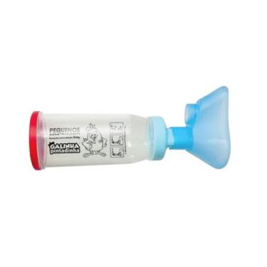 Imagem de Espaçador Para Inalação Baby Pequeno Galinha Pintadinha AGPMED 1 Unida