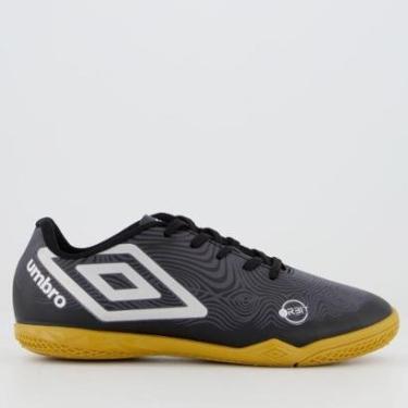 Imagem de Chuteira Umbro Orbit Futsal Juvenil Preta-Unissex