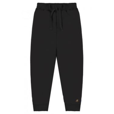Imagem de Calça infantil em moletom preto  - Up Baby, 8