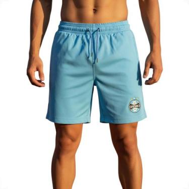 Imagem de Bermuda Esportiva Grêmio Oficial Masculina, Azul, GG
