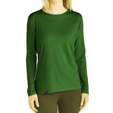 Imagem de Camiseta UV Protection Feminina UV50+ Tecido Ice Dry Fit Secagem Rápid