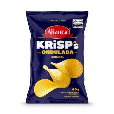 Imagem de Batata Aliança Krisps Ondulada 45g
