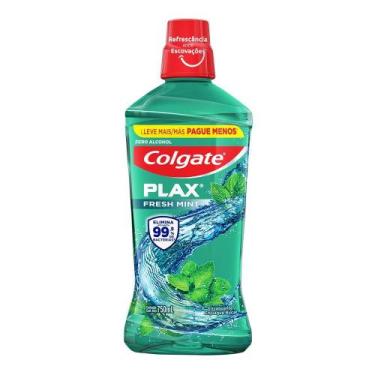 Imagem de Enxaguante Bucal Colgate Plax Fresh Mint Leve 750ml Pague 500ml