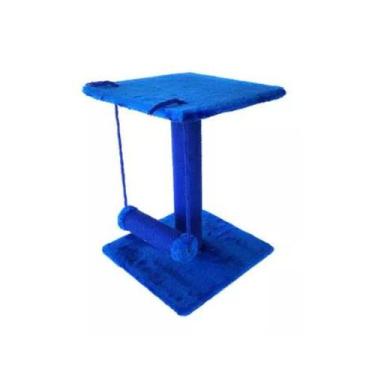 Imagem de Arranhador de Plataforma com Balanço para Gatos - Wi Master, Azul