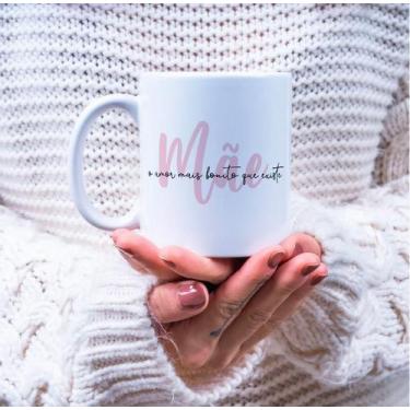 Imagem de Xicara de porcelana 325ml dia das mães ref0180 - casa fé