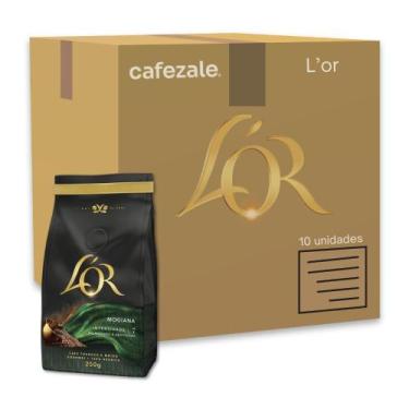Imagem de Café Gourmet Lor Mogiana Torrado e Moído Kit 10 Pacotes 250g - L'OR