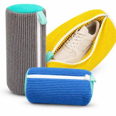 Imagem de Bolsa Limpeza Tênis Proteção Lavagem Máquina Shoe Bag Saco Sapatos Lav