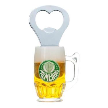 Imagem de Abridor Garrafas Caneca Ímã Geladeira Palmeiras - Mileno