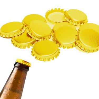 Imagem de Kit 5000 Tampas Tampinhas PRY OFF para Garrafas Engarrafamento Cerveja