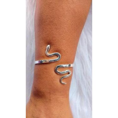Imagem de Bracelete de cobra prata 925, 11.0gramas, cobra com 6cm 