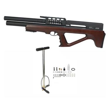 Imagem de Carabina De Pressão Pcp R35 Bullpup Madeira 5,5 Rossi+bomba