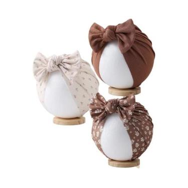 Imagem de Chapéus Turbante Indianos Com Estampa Floral Para Bebês Meninos E Meni