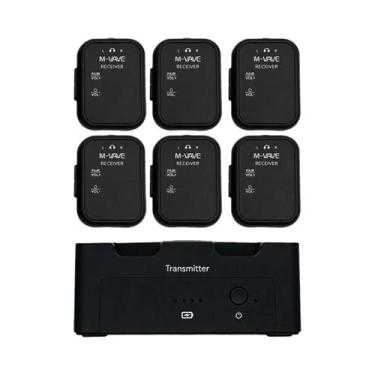 Imagem de Sistema De Monitoramento Sem Fio In-Ear M-VAVE WP-12 2.4GHz Com Latênc