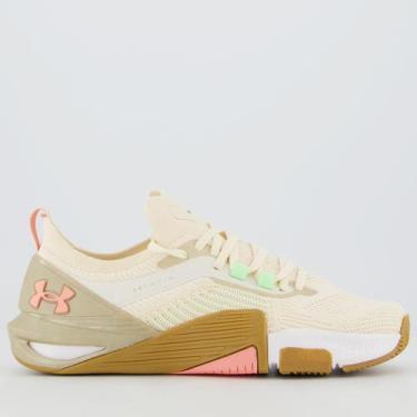 Imagem de Tênis Under Armour Tribase Cross 2 Feminino Off White, 40
