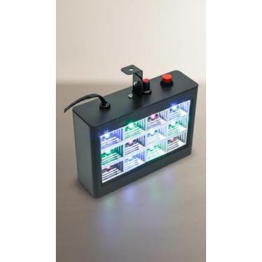 Imagem de Strobo LED RGB 15W 12 Luzes Festa Balada - Congratulations Store