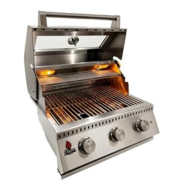 Imagem de Churrasqueira a Gás de Embutir Chaleur View 3 USA Edição Limitada Inox
