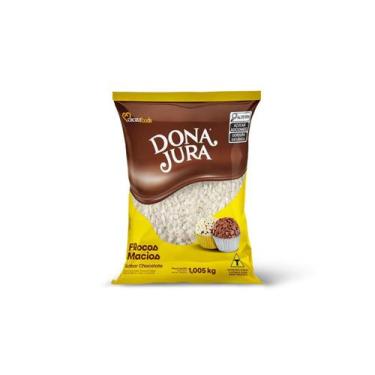 Imagem de Flocos Sabor Chocolate Branco 1,005kg - Dona Jura