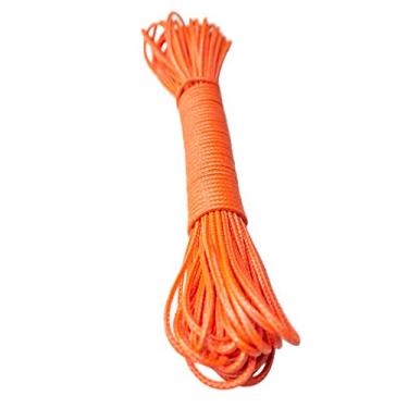 Imagem de Tongina Corda de puxar 220 kg, linha de arremesso Arborist 15 m UHMWPE para escalada de árvores ao ar livre - laranja