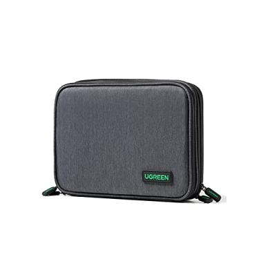 Imagem de UGREEN Organizador eletrônico Bolsa de armazenamento para organizador de cabos de viagem para cabos de dados, carregador USB C, cartão SD, disco rígido, cabo de carregamento, mouse, banco de