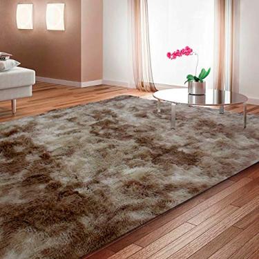 Imagem de Tapete Muito Peludo Aconchego 2,00mx2,50m Tabaco Casa Dona