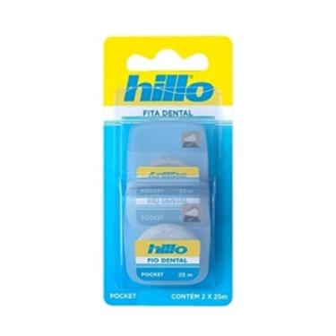 Imagem de Hillo Fita Dental Pocket 25M 2Un, Hillo