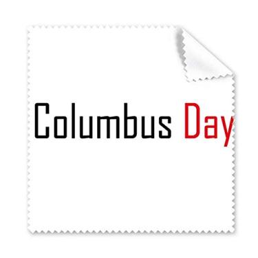 Imagem de Celebrate Columbus Day Blessing Festival pano de limpeza para tela de telefone, 5 peças