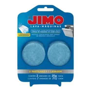 Imagem de Kit 2 Limpa Máquinas De Lavar Louças Jimo Pastilhas 20g C/2
