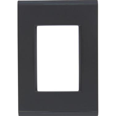 Imagem de Placa 3 Postos 4x2 Tramontina Liz Grafite Tramontina