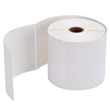 Imagem de Etiqueta Adesiva Papel Couche P/Impressão com Ribbon Padrão Zebra/Argox 100x150mm 35m