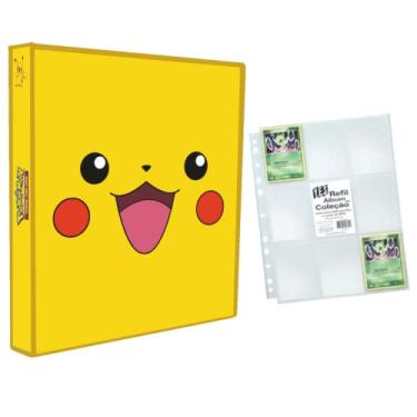 Álbum Pokémon Pasta tipo Fichário para Cards - Pássaros Lendários
