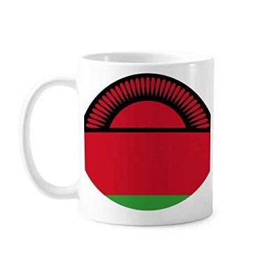 Imagem de Caneca com emblema nacional da África Malawi Cerâmica Café Porcelana Utensílios de Mesa