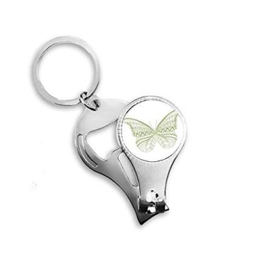 Imagem de Green Butterfly Pipa Art Déco Presente Moda Alicate de unha Chaveiro Abridor de Garrafas Cortador