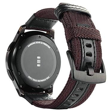 Imagem de Acessórios de substituição 22 mm de largura pulseira de substituição para Samsung Gear S3 Frontier & Classic Smartwatch, Marrom, Pulseira, clássico