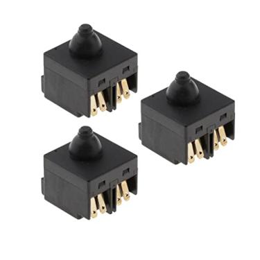 Imagem de Generic Interruptor Botão Reposição 3 Peças para Rebarbadora 100 Polegadas