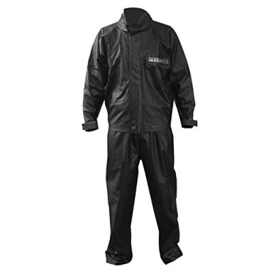 Imagem de Conjunto PVC Motoqueiro Refletivo Preto GG