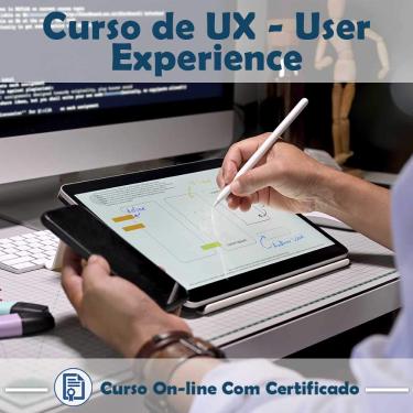 Imagem de Curso online em videoaula sobre UX: User Experience com Certificado + 2 brindes